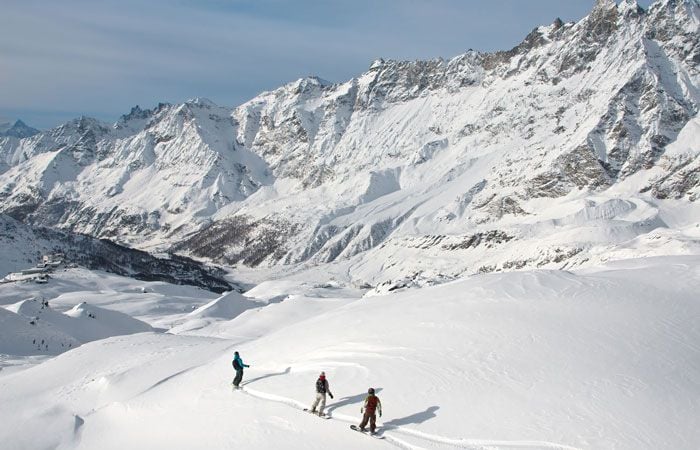 Luxury Skiing in Cervinia