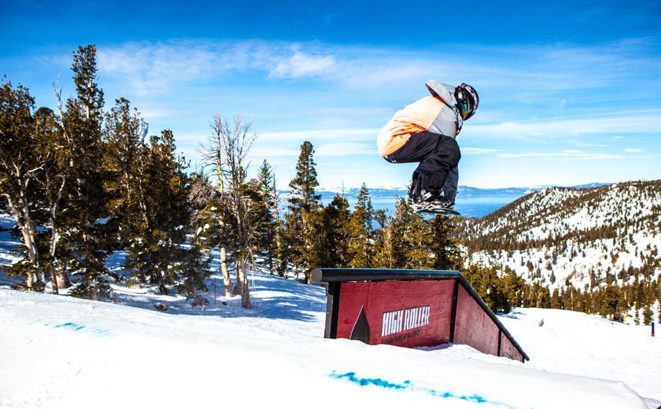 Snowboarding in Heavenly