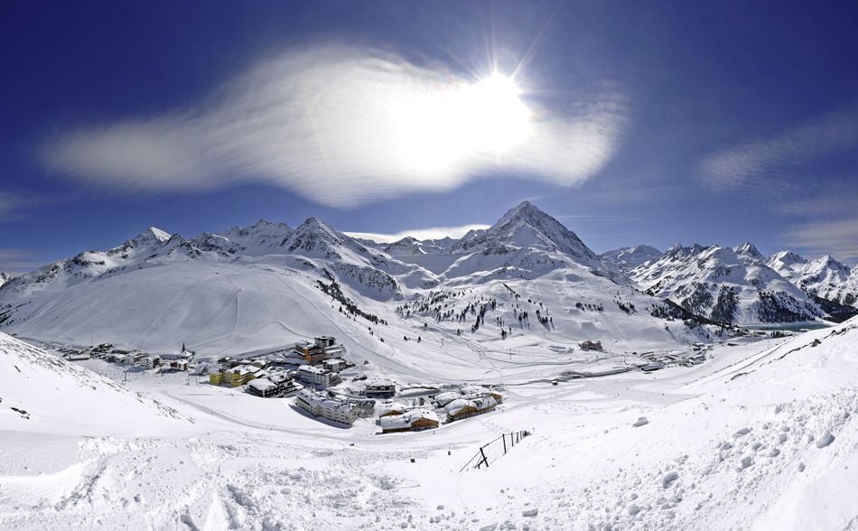 Snowboarding in Kühtai